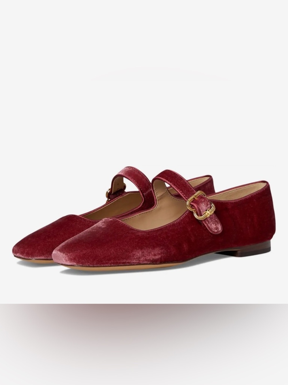 Sam Edelman Raspberry Mary Jane Flats.
